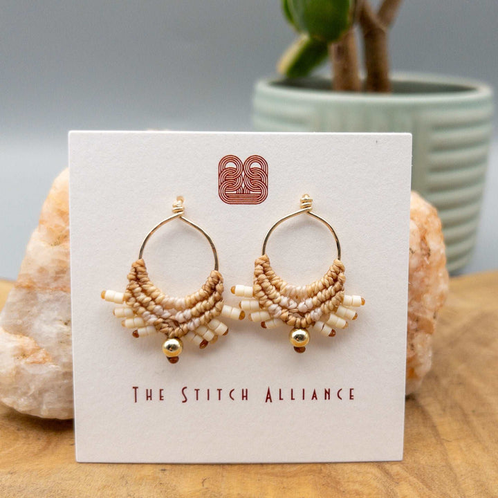 Sun Circle Earrings / Palomino