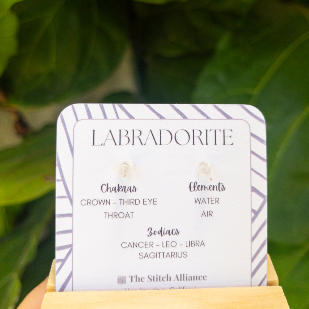 Labradorite earring gift card