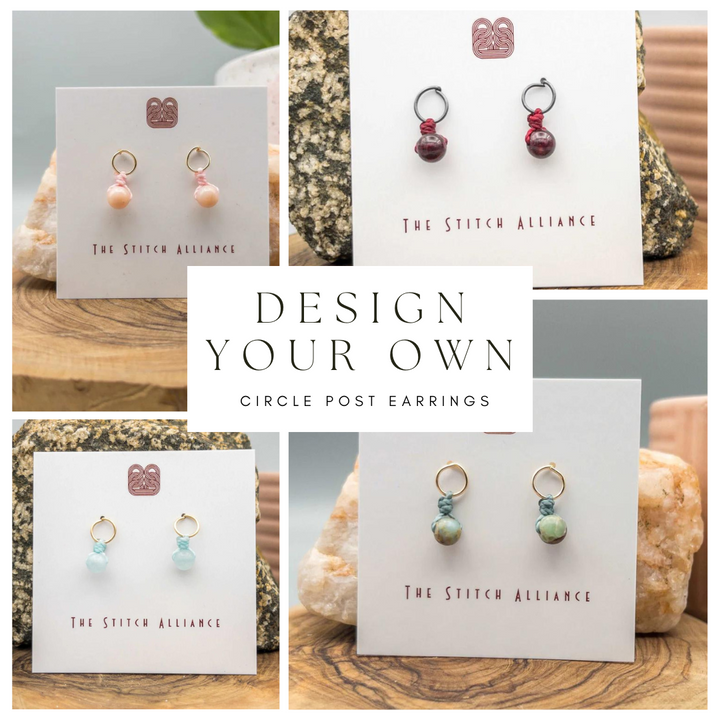 Design Your Own Earrings - Circle Post