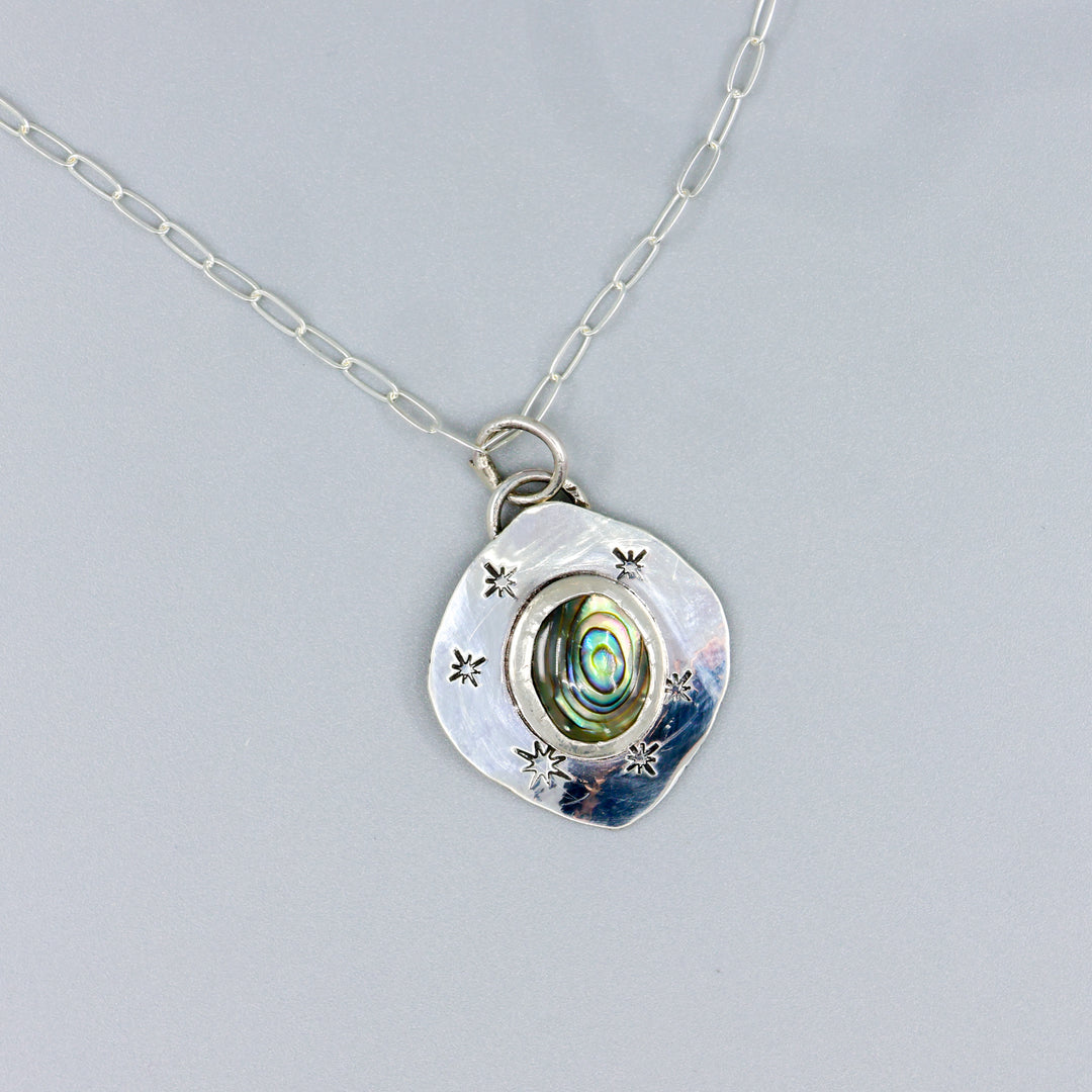 Abalone Sterling Silver One of a Kind Necklace 184