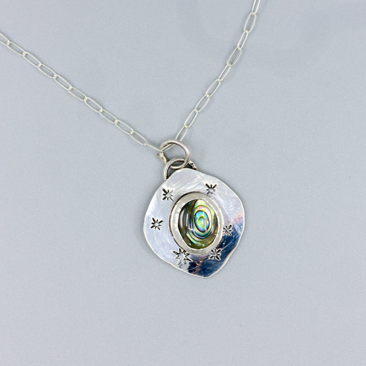 Abalone Sterling Silver One of a Kind Necklace 184