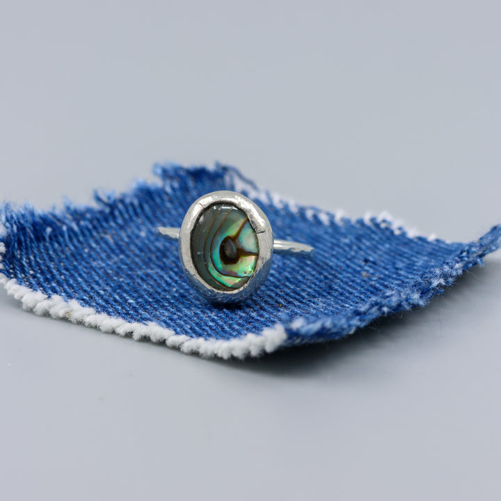 Abalone Sterling Silver Ring