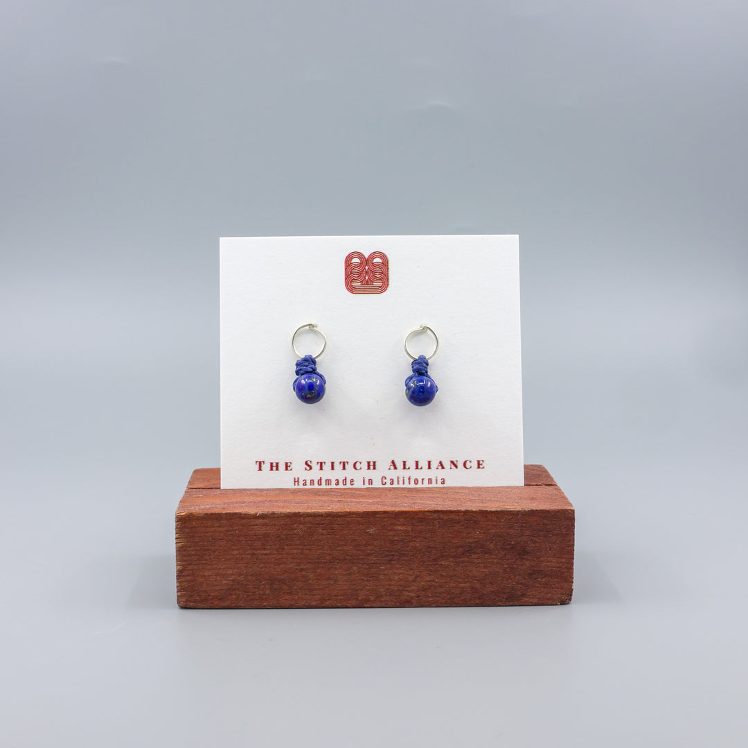 Amethyst Mini Dangle Earrings - Gold Fill