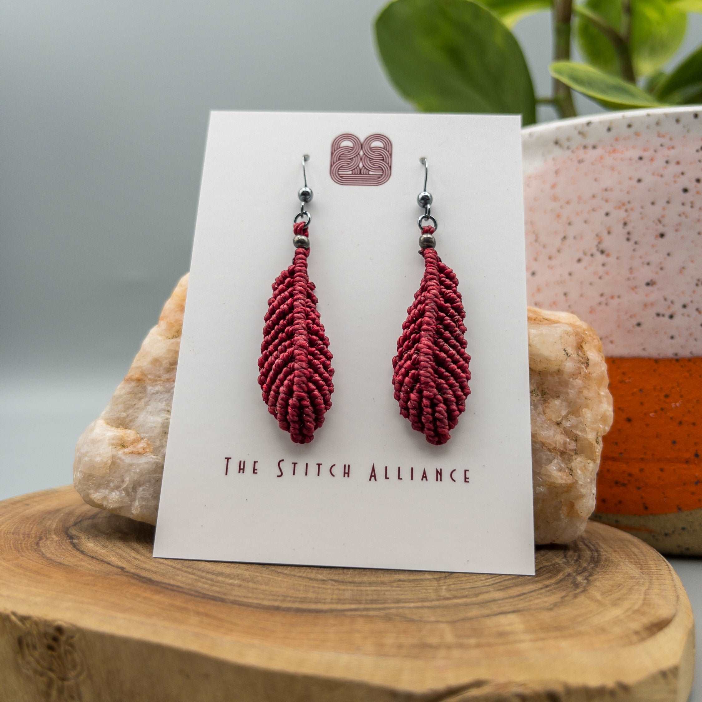 XIAOXIAOTONG Bohemian style feather tassel dangling earrings India | Ubuy