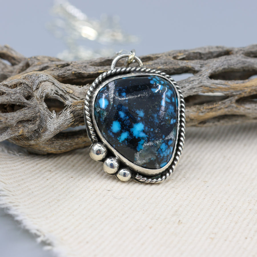 hubei turquoise necklace handmade one of a kind