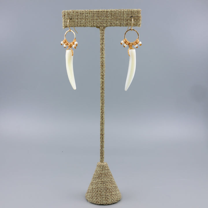 Kalinda Earrings / Mother of Pearl / Gold