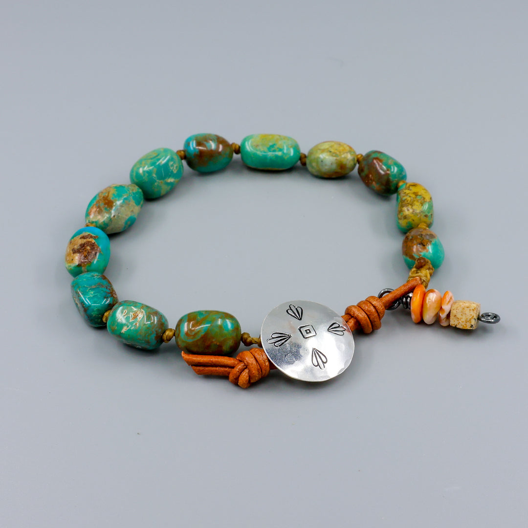 Kingman Turquoise Sterling Silver Bracelet