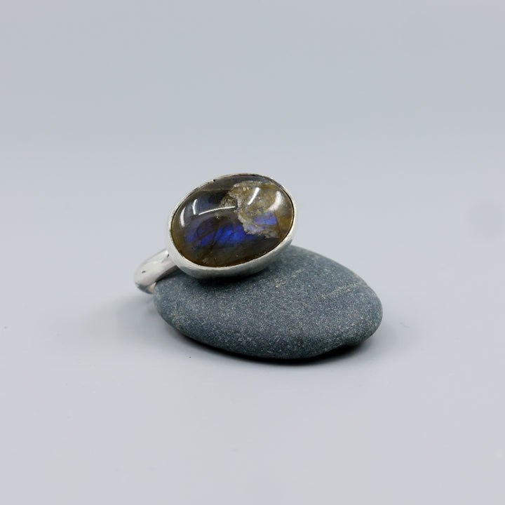 Labradorite sterling silver ring handmade