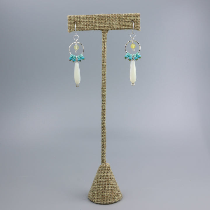 Maria Earrings - Mother of Pearl, Sterling Silver