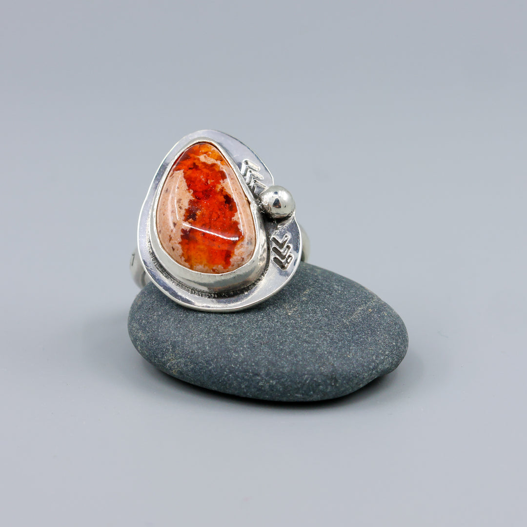 mexican opal sterling silver handmade one of a kind ring