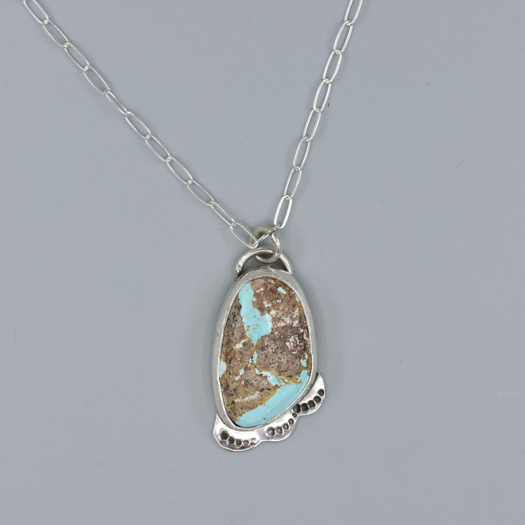 Nevada Turquoisde one of a kind necklace
