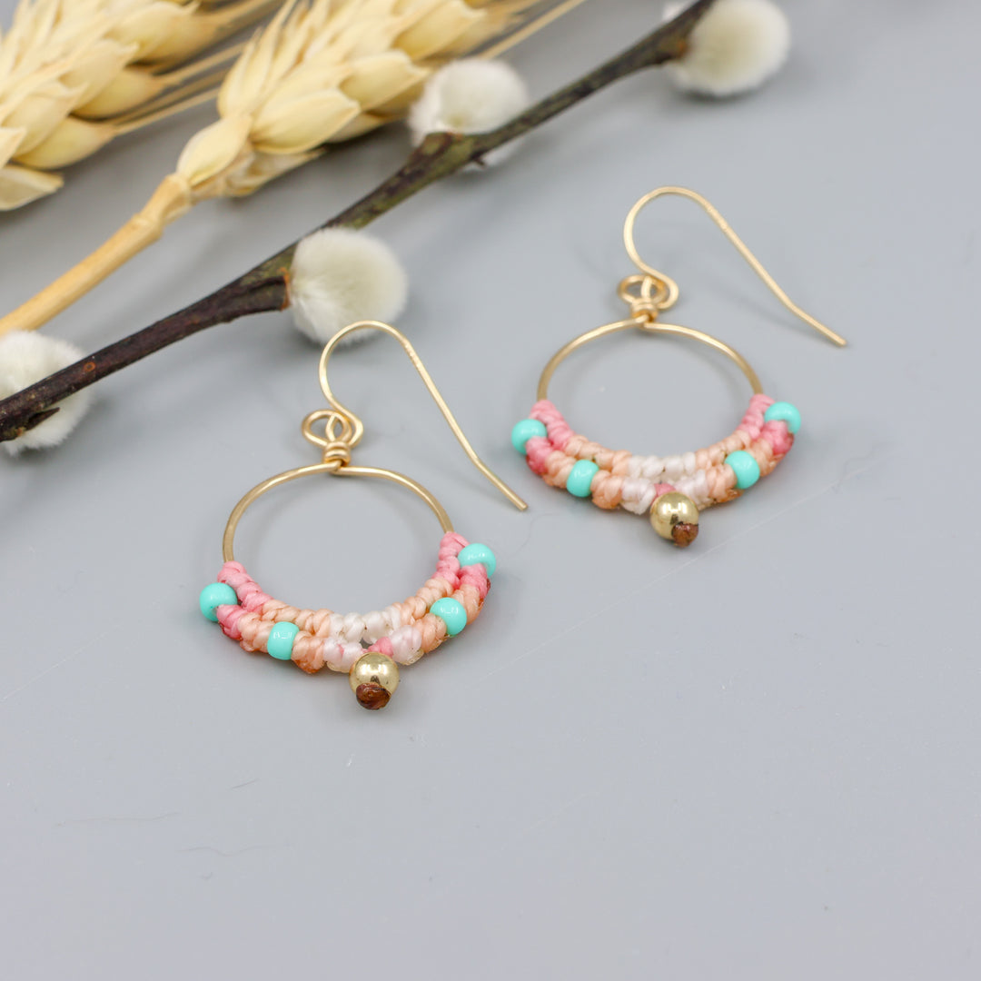 Redonda Hoop Earrings / Coastal / Gold Fill