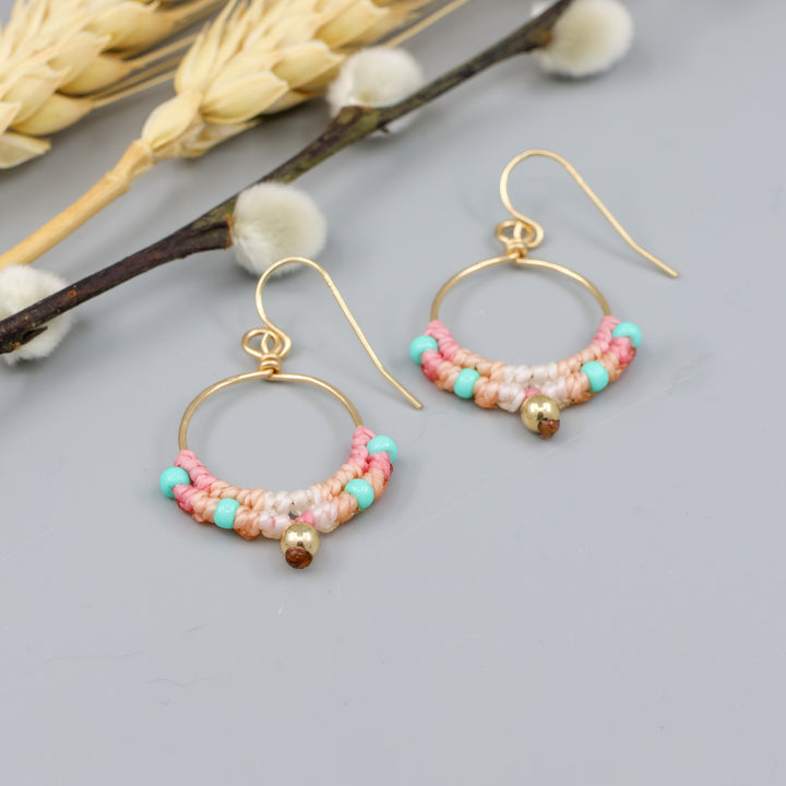 Redonda Hoop Earrings / Coastal / Gold Fill