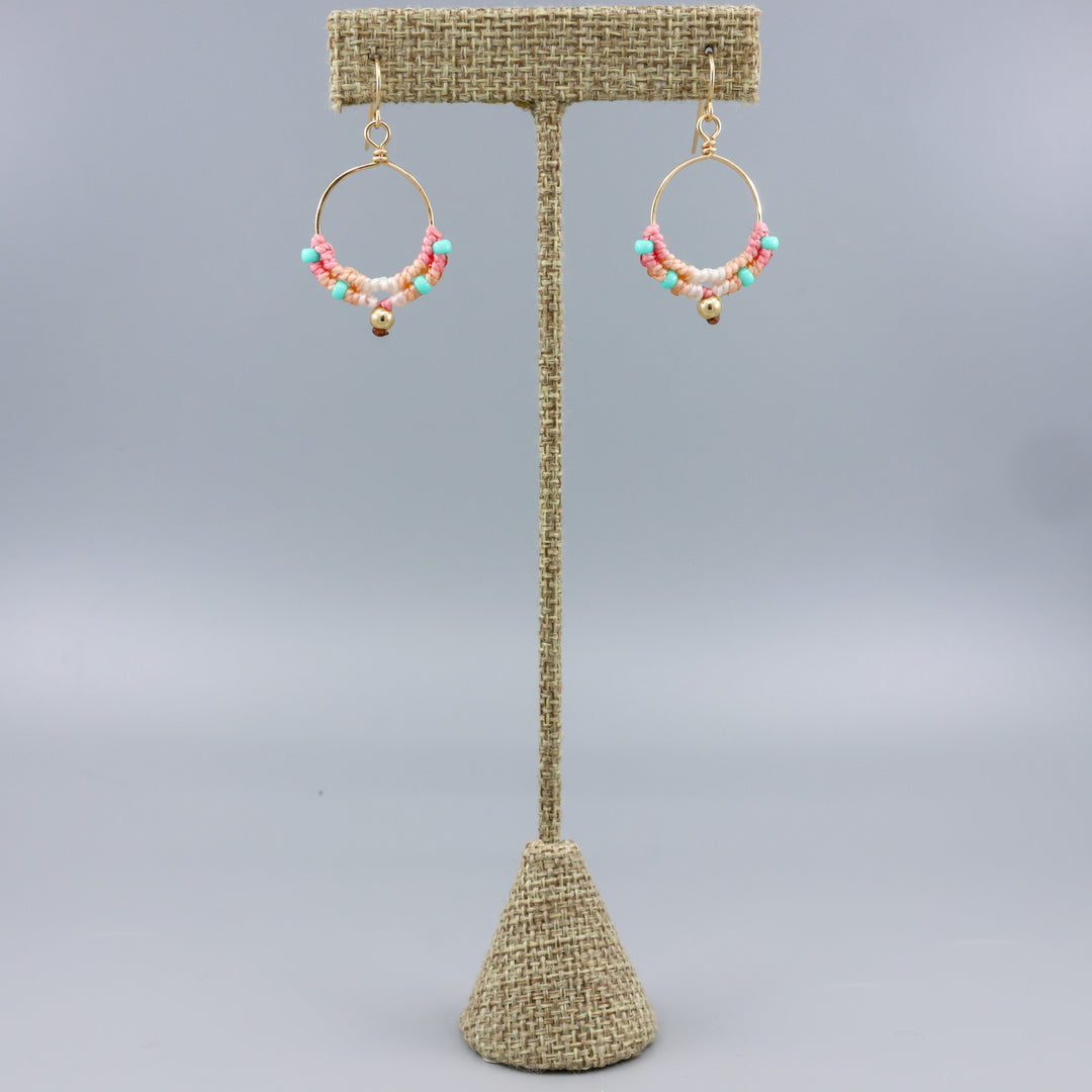 Redonda Hoop Earrings / Coastal / Gold Fill