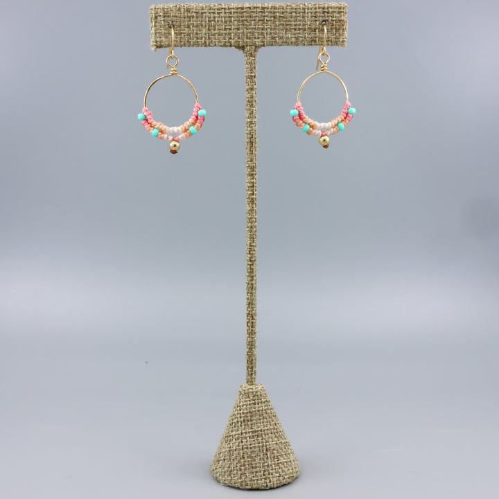 Redonda Hoop Earrings / Coastal / Gold Fill