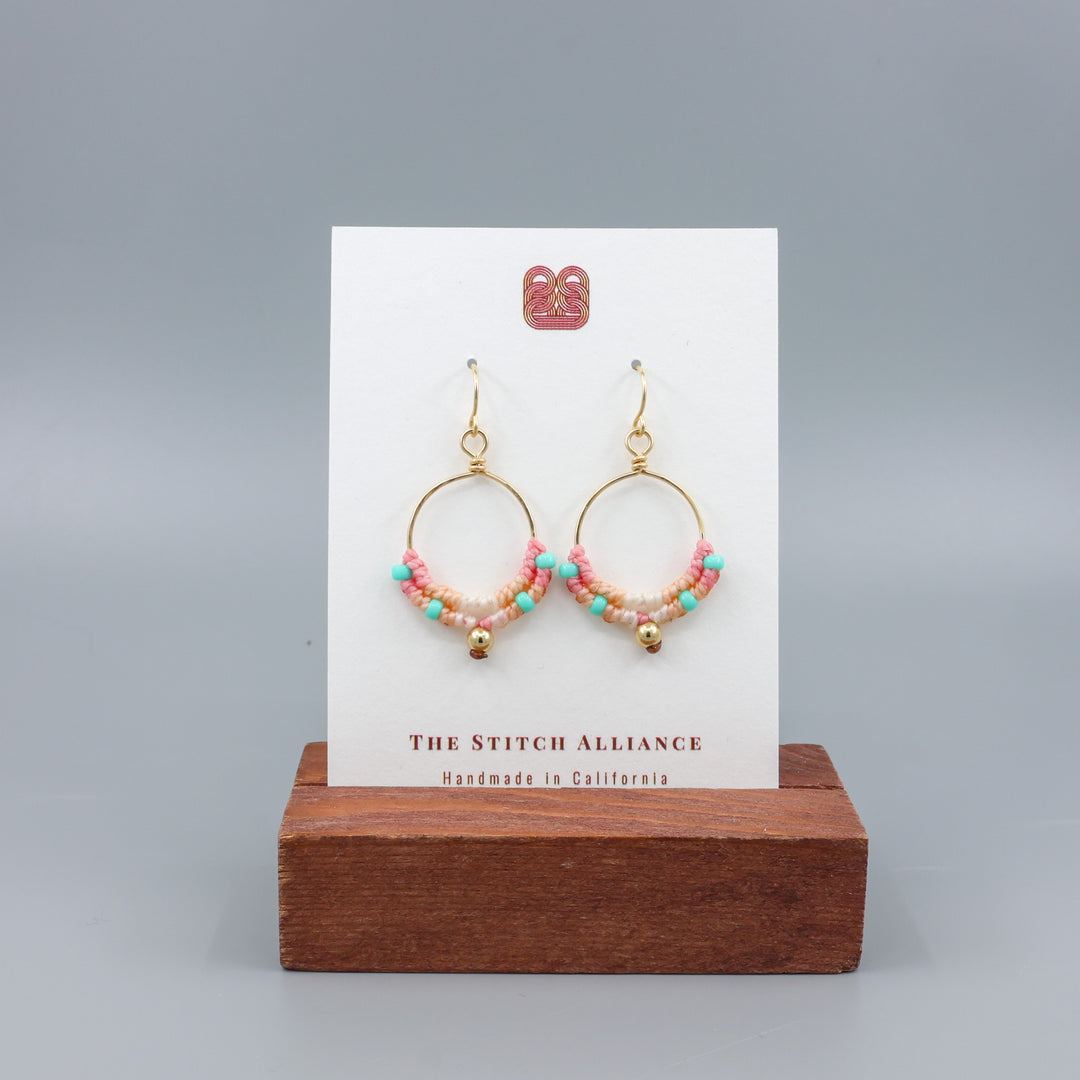 Redonda Hoop Earrings / Coastal / Gold Fill