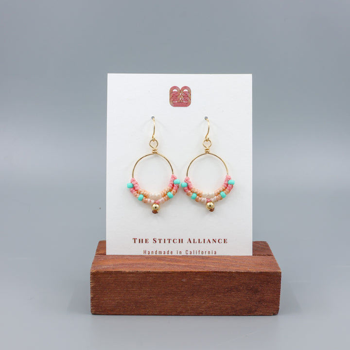 Redonda Hoop Earrings / Coastal / Gold Fill