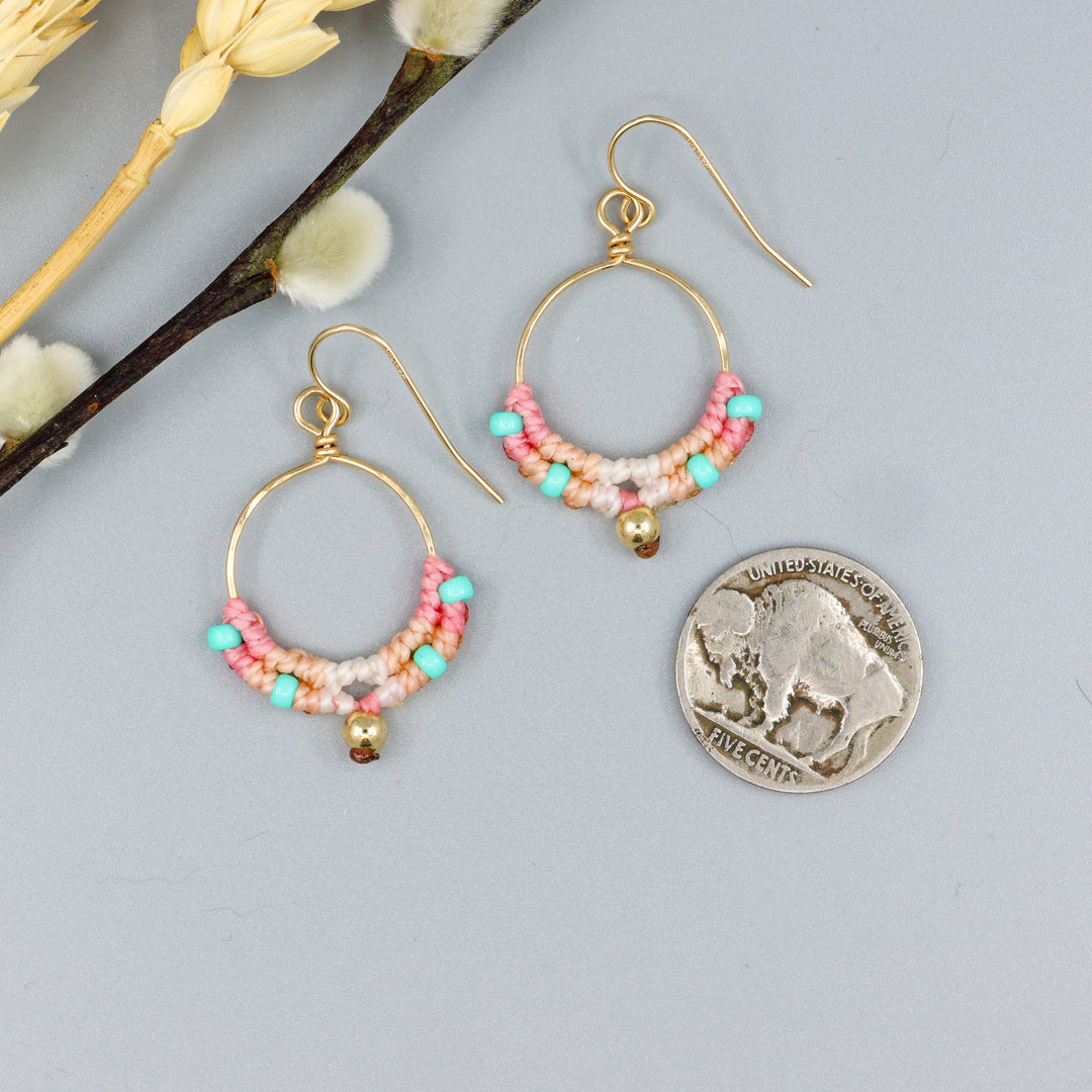 Redonda Hoop Earrings / Coastal / Gold Fill