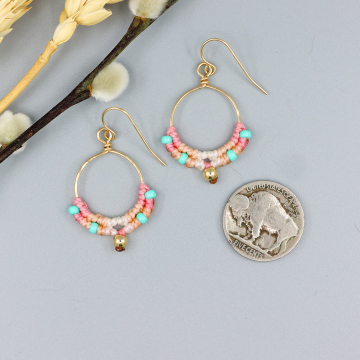 Redonda Hoop Earrings / Coastal / Gold Fill