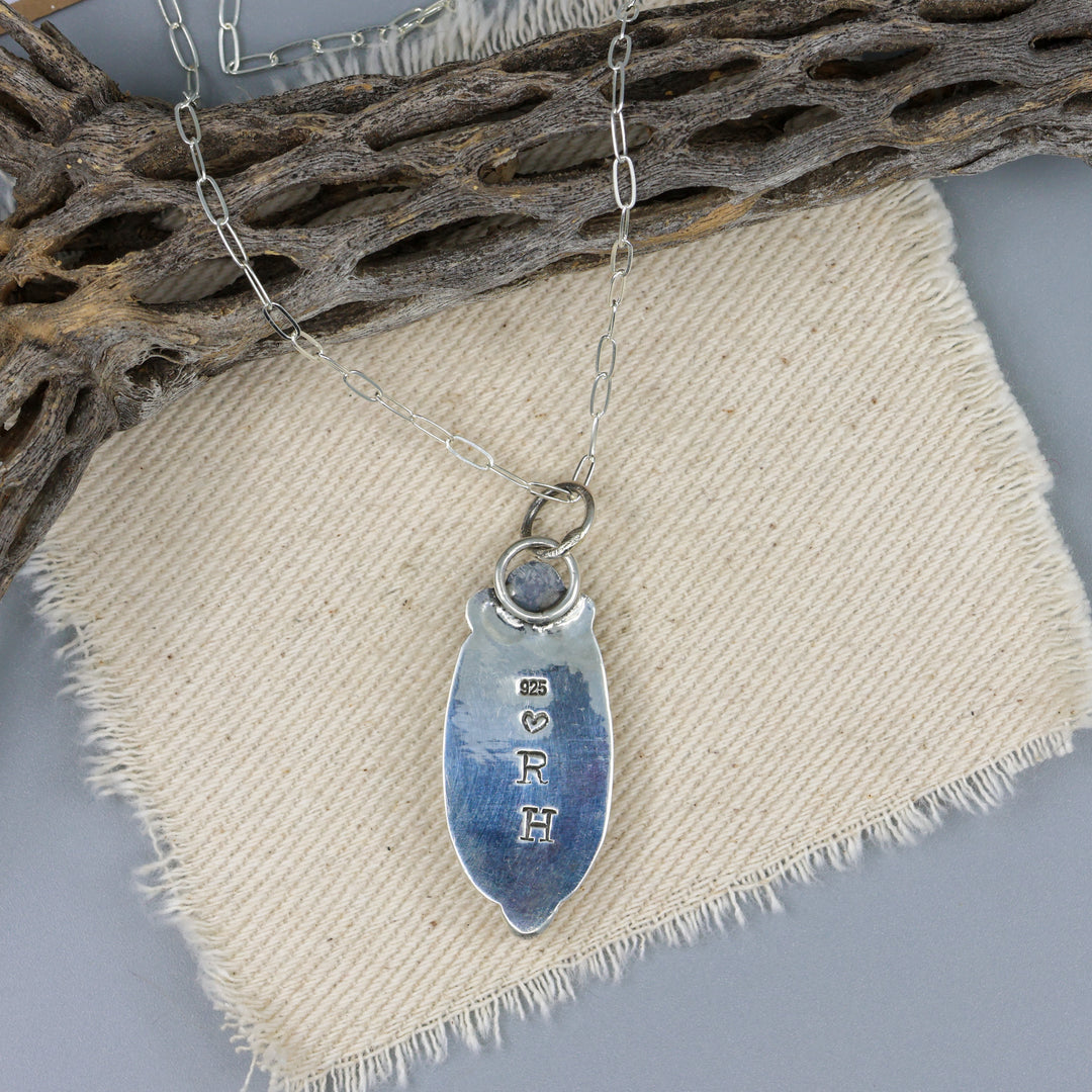Royston Turquoise Sterling Silver One of a Kind Necklace 186