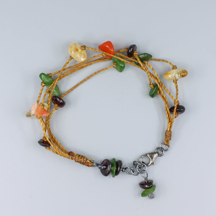 Ciela Gemstone Cluster Bracelet, Autumn