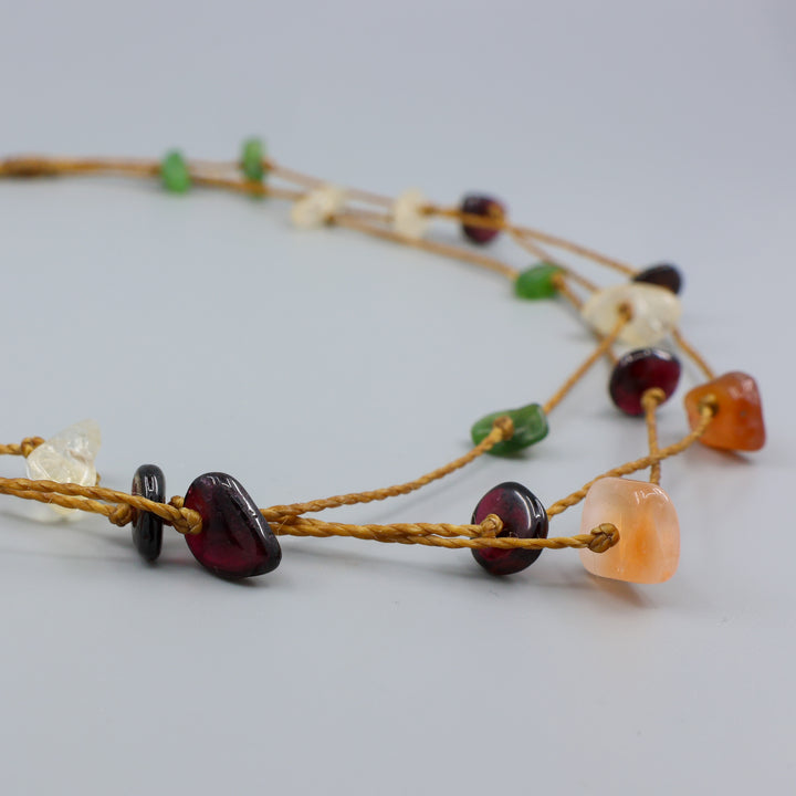 Ciela Gemstone Cluster Bracelet, Autumn