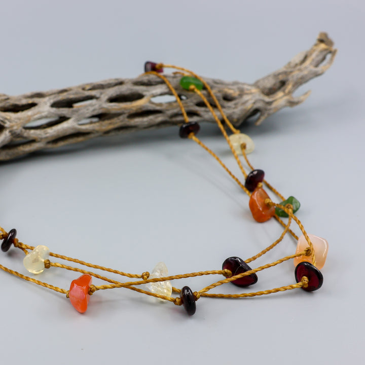 Ciela Gemstone Cluster Bracelet, Autumn