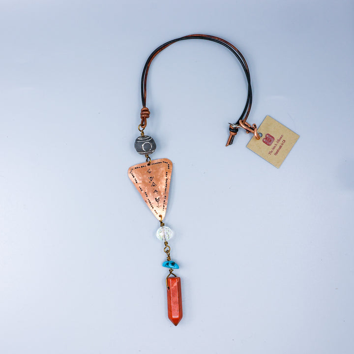 Southwest Suncatcher, Copper, Jasper, Turquoise