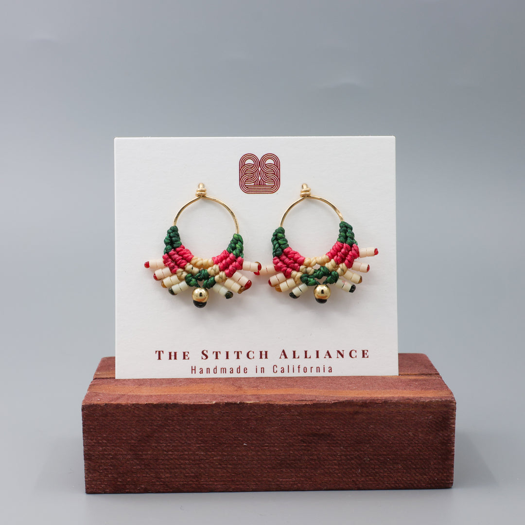 Sun Circle Earrings / Stella / 14k Gold Fill