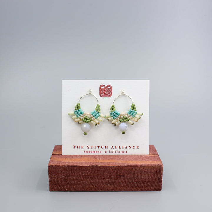 Sun Circle Earrings / Azura / Sterling Silver