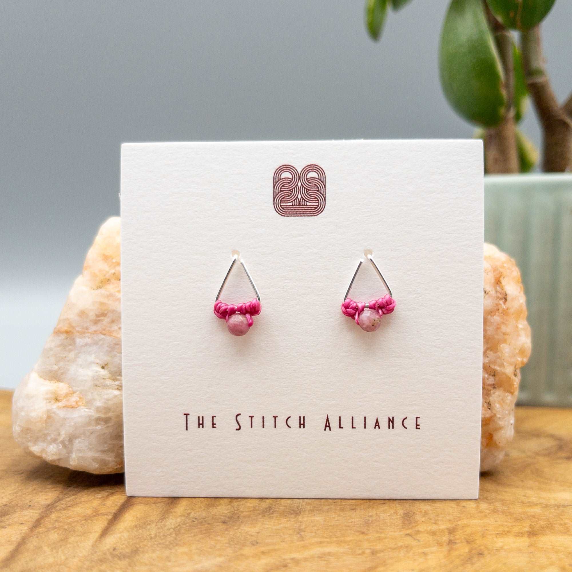 Discover 229+ pink tourmaline earrings sterling silver latest